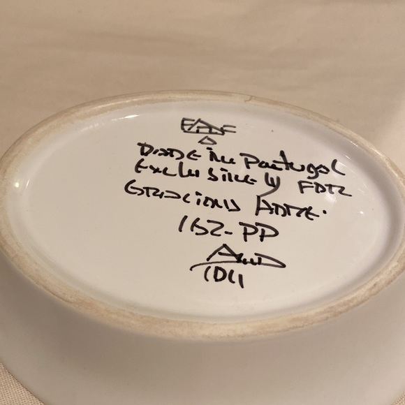 ❤️Portuguese Hand Painted Soap Dish 5” - Picture 2 of 6